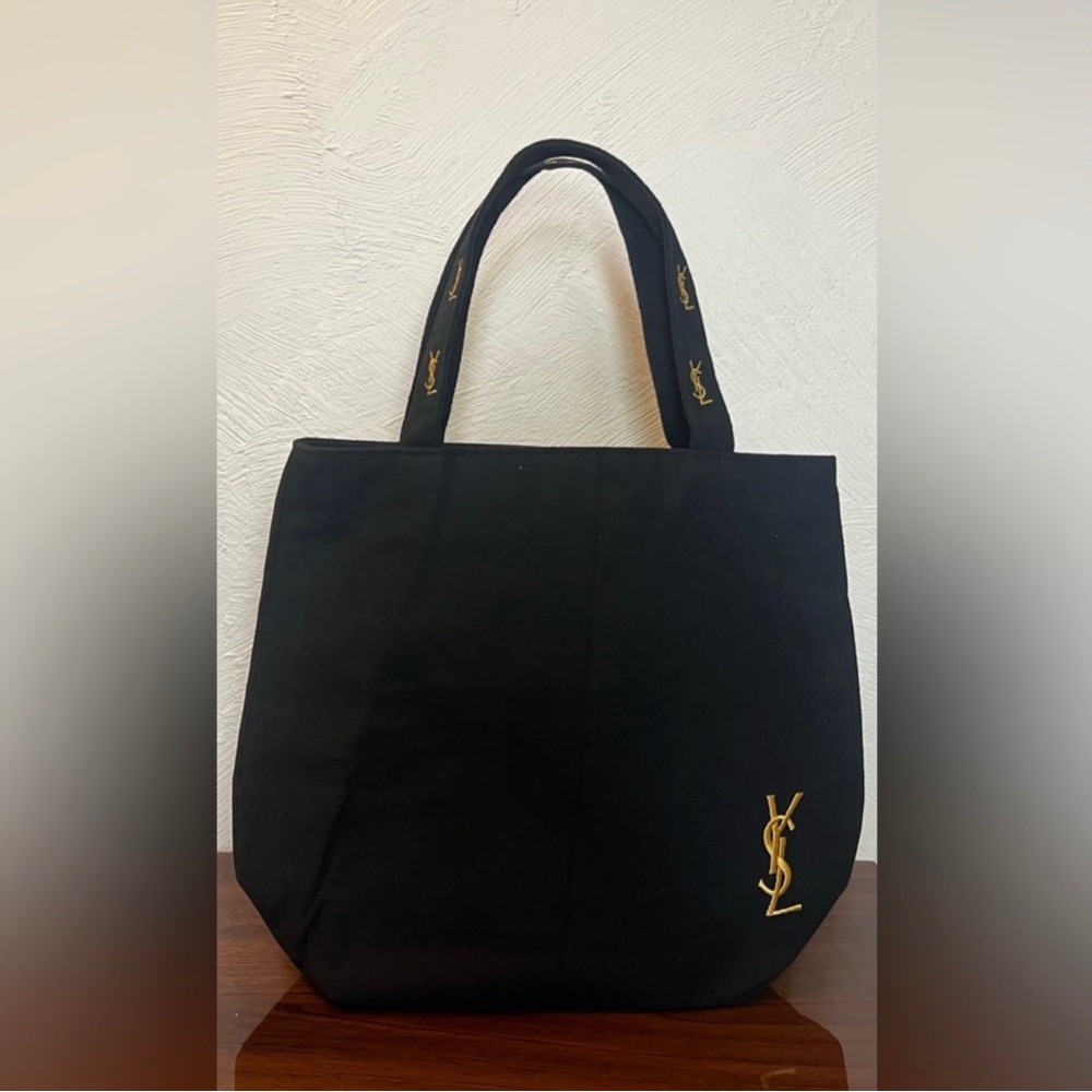 New! YSL Parfum Canvas Tote Bag